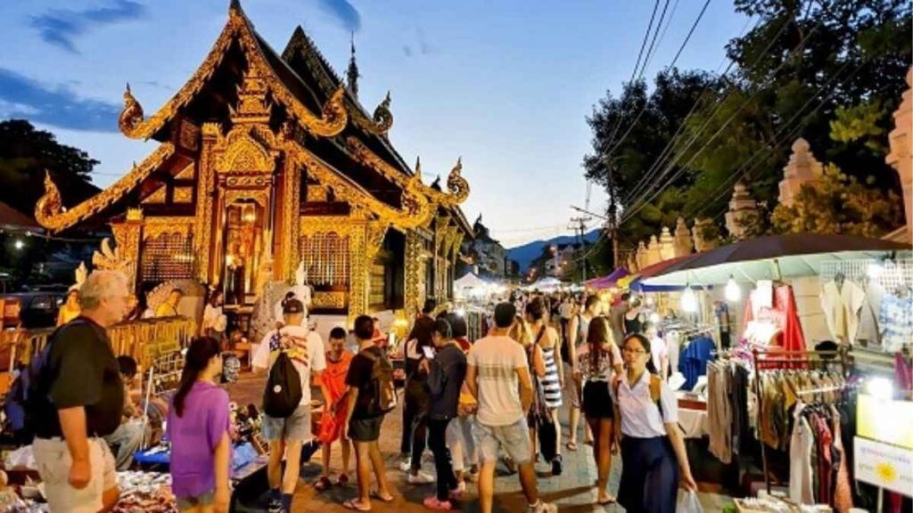 Bản đồ khu lưu trú Chiang Mai gồm Old City, Nimman, Night Bazaar và Riverside