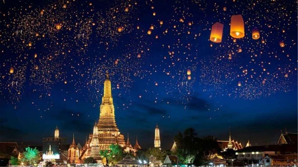 Yi Peng Và Loy Krathong Chiang Mai: Khác Gì Và Đi Thế Nào? 3 Lễ hội đèn trời Yi Peng Chiang Mai với khom loi
