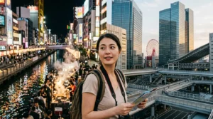 Lộ trình tham quan Osaka bằng tàu điện ngầm tuyến Midosuji