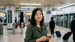 Hành khách kiểm tra giờ chuyến AREX và tuyến nối tiếp sau khi hạ cánh muộn tại Gimpo