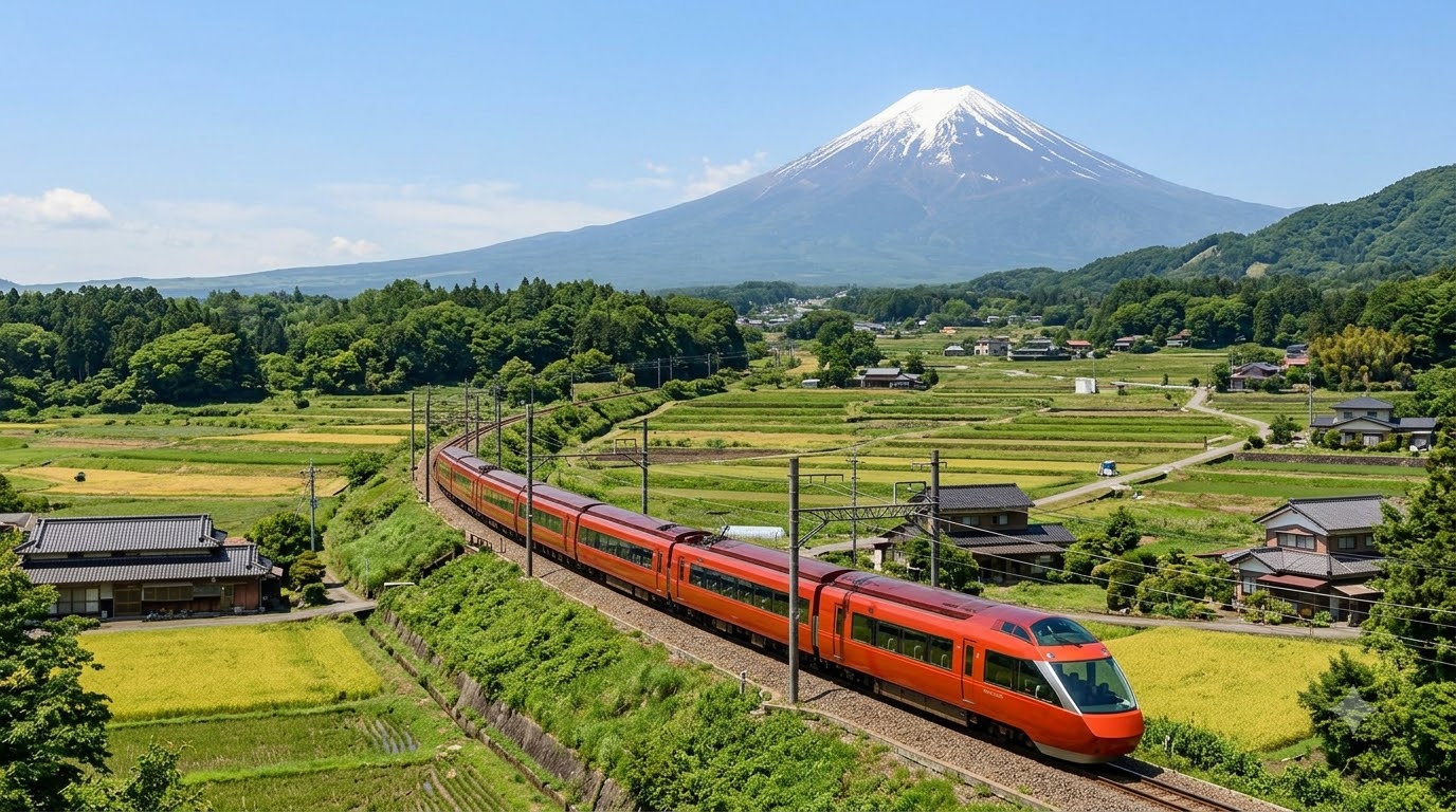 Hướng dẫn chi tiết đặt vé Odakyu Romancecar và cách sử dụng