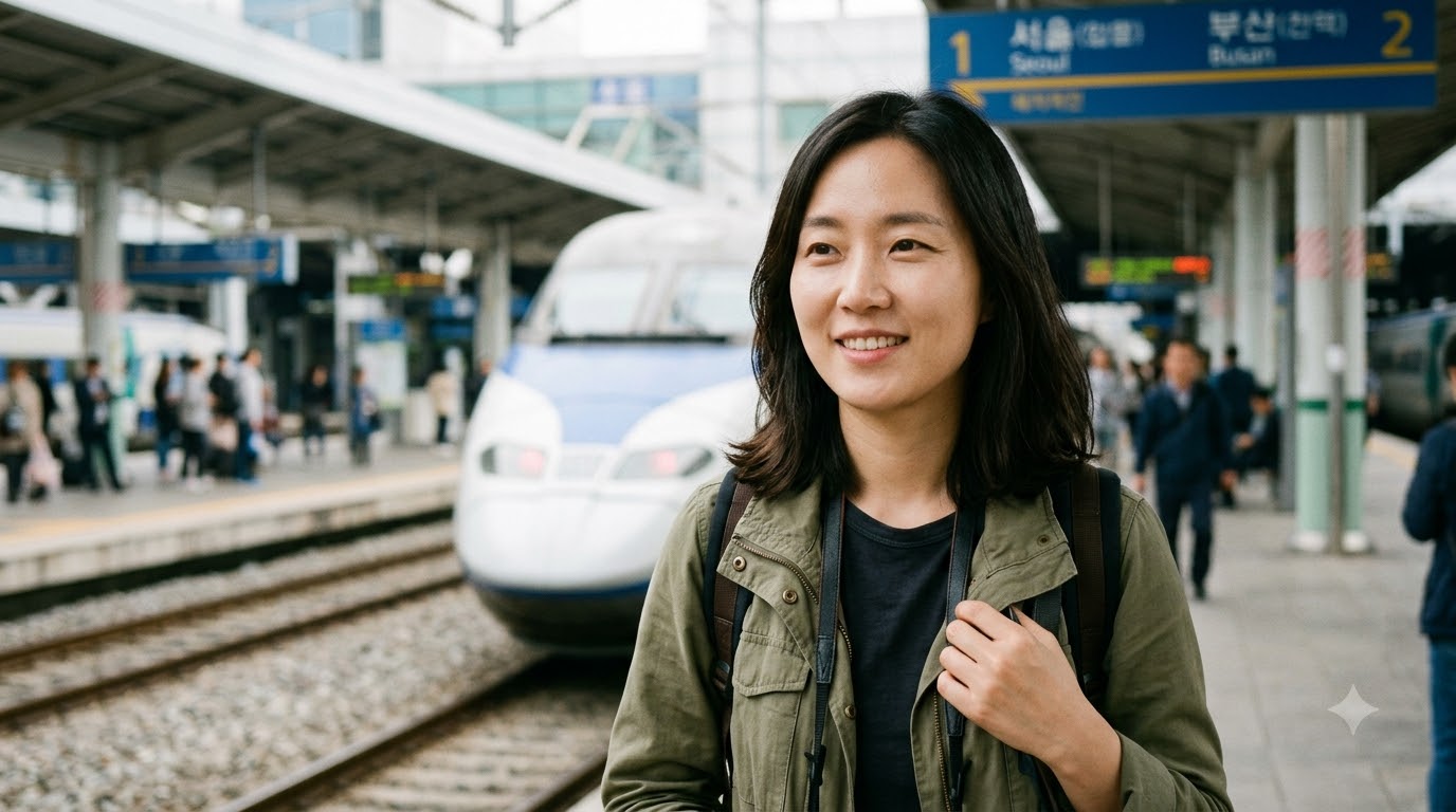 Seoul đi Busan bằng KTX hoặc máy bay, so sánh ga Seoul–Busan với sân bay Gimpo–Gimhae