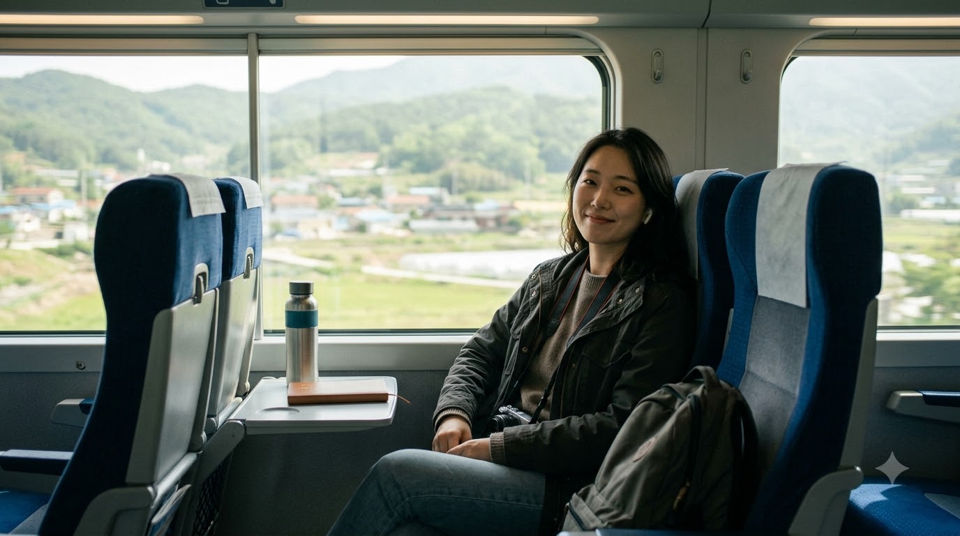 Các chặng cần tính khi so sánh tổng thời gian và chi phí KTX, máy bay Seoul–Busan